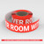 No Admittance To Server Room Without Authorization - Smart Stripe Inline Printed Floor Tape