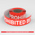 Photography Is Prohibited Beyond This Point - Smart Stripe Inline Printed Floor Tape