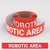 Robotic Area - Smart Stripe Inline Printed Floor Tape