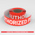 Robotic Zone - Authorized Personnel Only - Smart Stripe Inline Printed Floor Tape