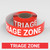 Triage Zone - Smart Stripe Inline Printed Floor Tape