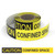 Caution: Confined Space - Smart Stripe Inline Printed Floor Tape