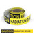 Caution: Radiation Zone - Smart Stripe Inline Printed Floor Tape