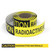 Caution: Radioactive Materials - Smart Stripe Inline Printed Floor Tape
