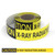 Caution: X-Ray Radiation Ahead - Smart Stripe Inline Printed Floor Tape