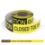 Caution: Closed Toe Shoes Required - Smart Stripe Inline Printed Floor Tape