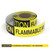 Caution: Flammable Materials - No Smoking - Smart Stripe Inline Printed Floor Tape