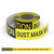Caution: Dust Mask Required Beyond This Point - Smart Stripe Inline Printed Floor Tape