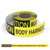 Caution: Body Harness Required Past This Point - Smart Stripe Inline Printed Floor Tape