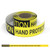 Caution: Hand Protection Required Beyond This Point - Smart Stripe Inline Printed Floor Tape