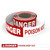Danger: Poison Keep Out - Smart Stripe Inline Printed Floor Tape