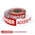 Danger: Access Prohibited - Smart Stripe Inline Printed Floor Tape