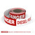 Danger: Diesel Fuel - No Smoking Within 25 Feet Of This Line - Smart Stripe Inline Printed Floor Tape