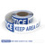 Notice: Keep Area Clear At All Times - Smart Stripe Inline Printed Floor Tape