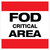 FOD Critical Area Type A (Wall Sign)