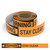 Warning: Stay Clear - Smart Stripe Inline Printed Floor Tape