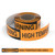 Warning: High Temperature Area - Smart Stripe Inline Printed Floor Tape