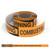 Warning: Combustible Use Extreme Caution - Smart Stripe Inline Printed Floor Tape