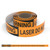 Warning: Laser Do Not Enter Without Protective Eyewear - Smart Stripe Inline Printed Floor Tape
