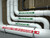 High Temperature Hot Water Return Pipe Label