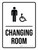 Changing Room Men (with Wheelchair Icon) Portrait - Wall Sign