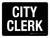 City Clerk Black Landscape - Wall Sign