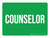 Counselor Green Landscape - Wall Sign