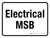 Electrical MSB Landscape - Wall Sign