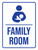 Family Room Portrait - Wall Sign