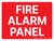 Fire Alarm Panel Red Landscape - Wall Sign