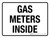 Gas Meters Inside White Landscape - Wall Sign