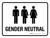 Gender Neutral Landscape - Wall Sign