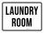 Laundry Room White Landscape - Wall Sign