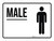 Male with Icon Landscape - Wall Sign