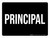 Principal Black Landscape - Wall Sign