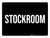 Stockroom Black Landscape - Wall Sign