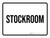 Stockroom White Landscape - Wall Sign
