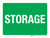 Storage Green Landscape - Wall Sign