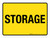 Storage Yellow Landscape - Wall Sign