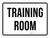 Training Room White Landscape - Wall Sign