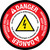 Danger: Hazardous Voltage Keep Out Access Restricted To Authorized Personnel Only with Hazard Icon Circular - Floor Sign
