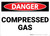 Danger: Compressed Gas - Wall Sign