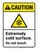 Caution: Extremely Cold Surface Do Not Touch Portrait - Wall Sign