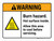 Warning: Burn Hazard Hot Surface Inside Allow This Area To Cool Before Servicing Landscape - Wall Sign