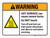 Warning: Hot Surface Can Cause Severe Burns Do Not Touch Turn Off and Lock Out Landscape - Wall Sign
