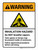 Warning: Inhalation Hazard Do Not Breathe Vapor Toxic Gases Or Fumes May Be Present Inside Portrait - Wall Sign