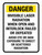 Danger: Invisible Laser Radiation When Open And Interlock Failed Or Defeated Portrait - Wall Sign
