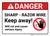 Danger: Sharp Razor Wire - Wall Sign