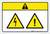Caution: Electric Shock Hazard (Wordless ISO/ANSI) - Label