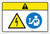 Caution: Electric Shock Hazard Read User Guide Before Operating (Wordless ISO/ANSI) - Label